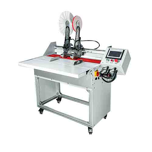 Tape applicaor machine /double sided tape application machine for poster /for big format PVC