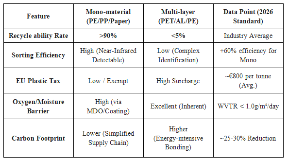 Why Mono-material Packaging is the Ultimate Solution for the 2026 Circular Economy?