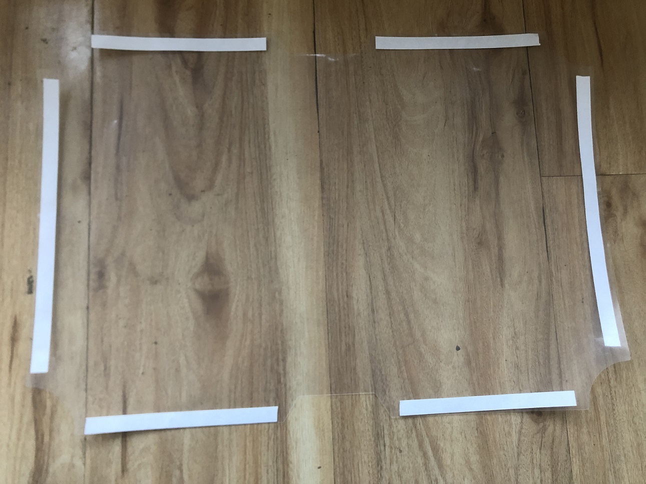 double sided tape application machine for transparent book cover