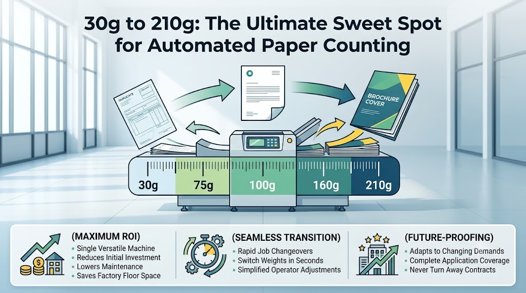 How to Choose an Automatic Paper Counting Machine for Various Weights: From 30g to 210g How to Choose an Automatic Paper Counting Machine for Various Weights: From 30g to 210g
