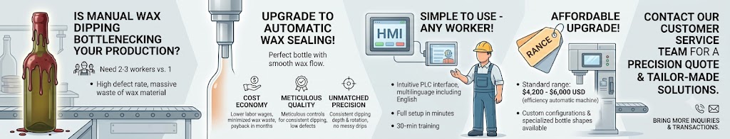 Elevate Your Spirits & Premium Wine Packaging: The Ultimate Guide to Automatic Wax Sealing Machines Elevate Your Spirits & Premium Wine Packaging: The Ultimate Guide to Automatic Wax Sealing Machines