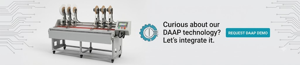 DMHA-1800 Large Format Automatic Taping Machine: Built for Posters and Display Boards