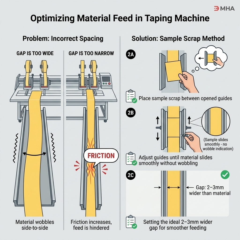 3 Quick Ways to Solve Tape Alignment Issues on Semi-Automatic Taping Machines