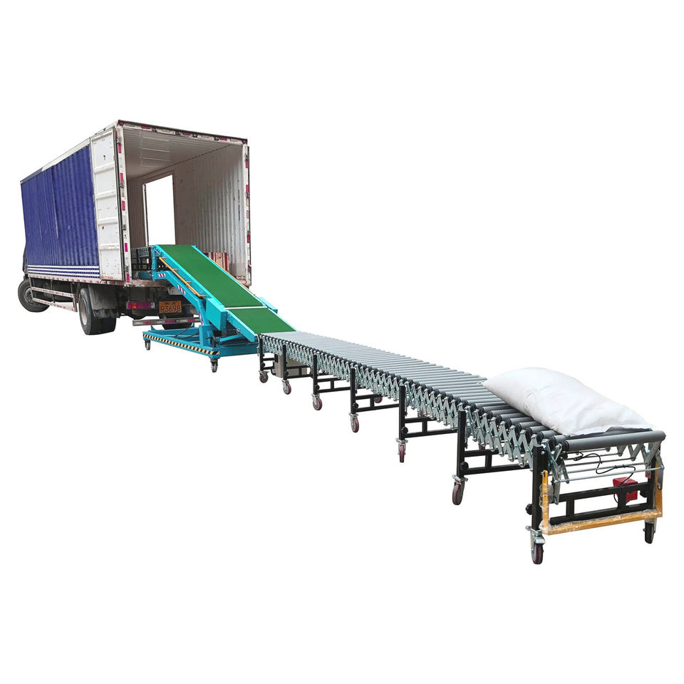Warehouse Loading Operations: The DMHA-BC600/800 Hydraulic Climbing Conveyor