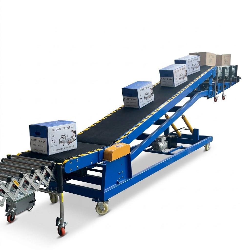 How Hydraulic Climbing Conveyors Improve Truck Loading and Unloading Efficiency How Hydraulic Climbing Conveyors Improve Truck Loading and Unloading Efficiency
