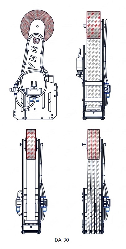 DA-30 Double sided tape applicator/Tape head DA-30 Double sided tape applicator/Tape head
